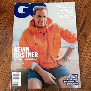 GQ Magazine - Summer 2024 - Kevin Costner - NEVER READ!!    men’s magazines
